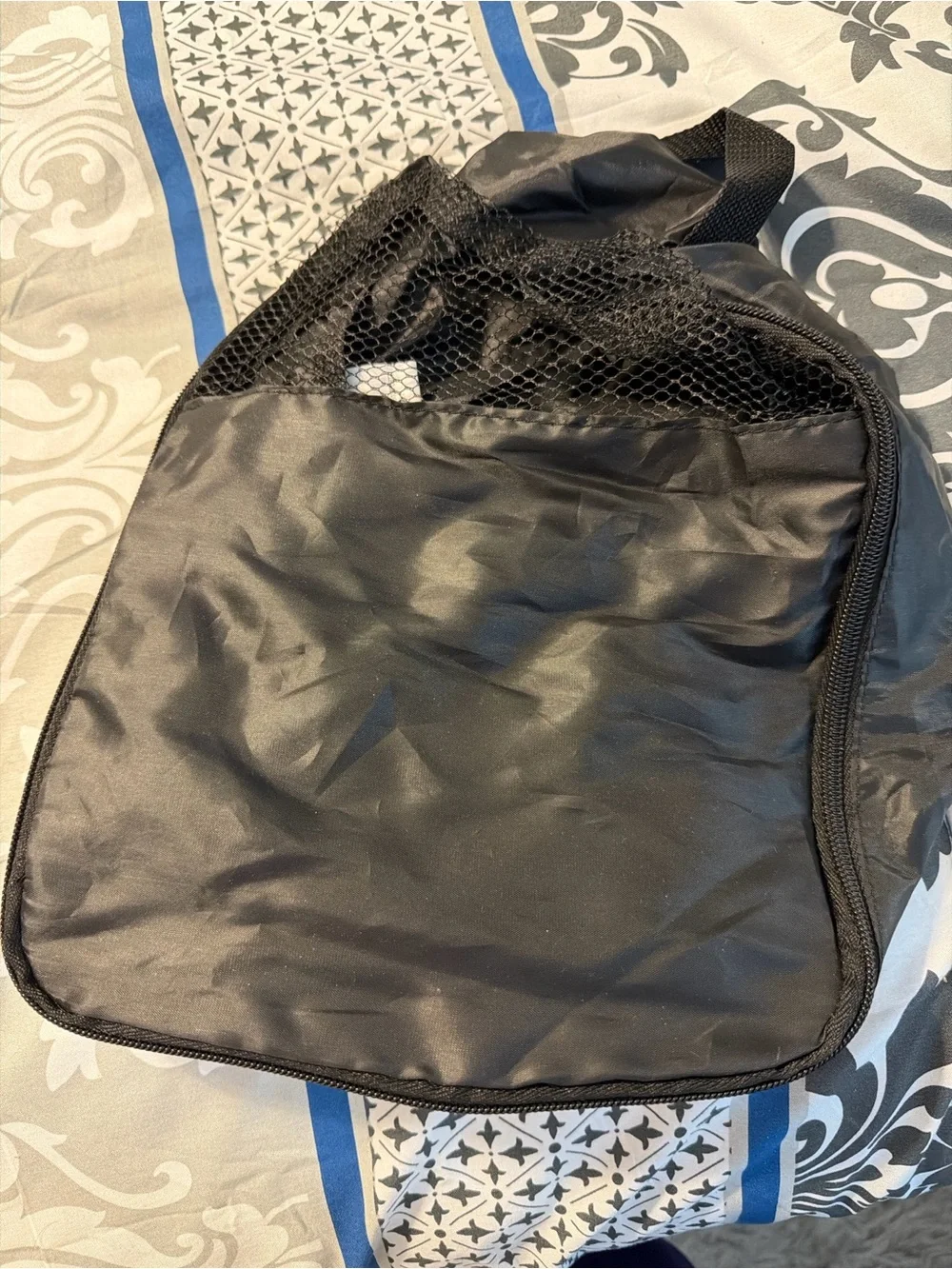 Black Travel Packing Cubes Tote Set
